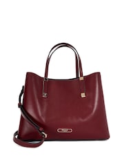Dune London Purple Dorry Large Unlined Tote Bag - Image 1 of 5