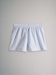 The Set Pink Stripe/Blue Stripe 2 Pack 100% Cotton Button Through Short Pyjamas - Image 3 of 7