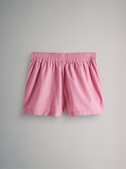 The Set Pink Stripe/Blue Stripe 2 Pack 100% Cotton Button Through Short Pyjamas - Image 5 of 7