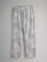 The Set Taupe Brown/Black/Animal 3 Pack Short Sleeve 100% Cotton Pyjamas - Image 5 of 9