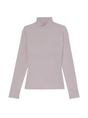 Victoria's Secret PINK Dutsy Purple Diamante Mock Neck Soft Stretch T-Shirt - Image 3 of 3