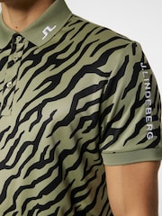 J.Lindeberg Golf Tour Tech Print Polo Shirt - Image 3 of 4