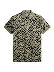 J.Lindeberg Golf Tour Tech Print Polo Shirt - Image 4 of 4
