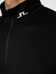 J.Lindeberg Black Golf Heath Strike Mid Layer Sweatshirt - Image 5 of 6