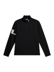 J.Lindeberg Black Golf Heath Strike Mid Layer Sweatshirt - Image 6 of 6