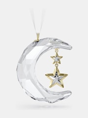 Swarovski White Holiday Magic Moon Ornament - Image 1 of 4