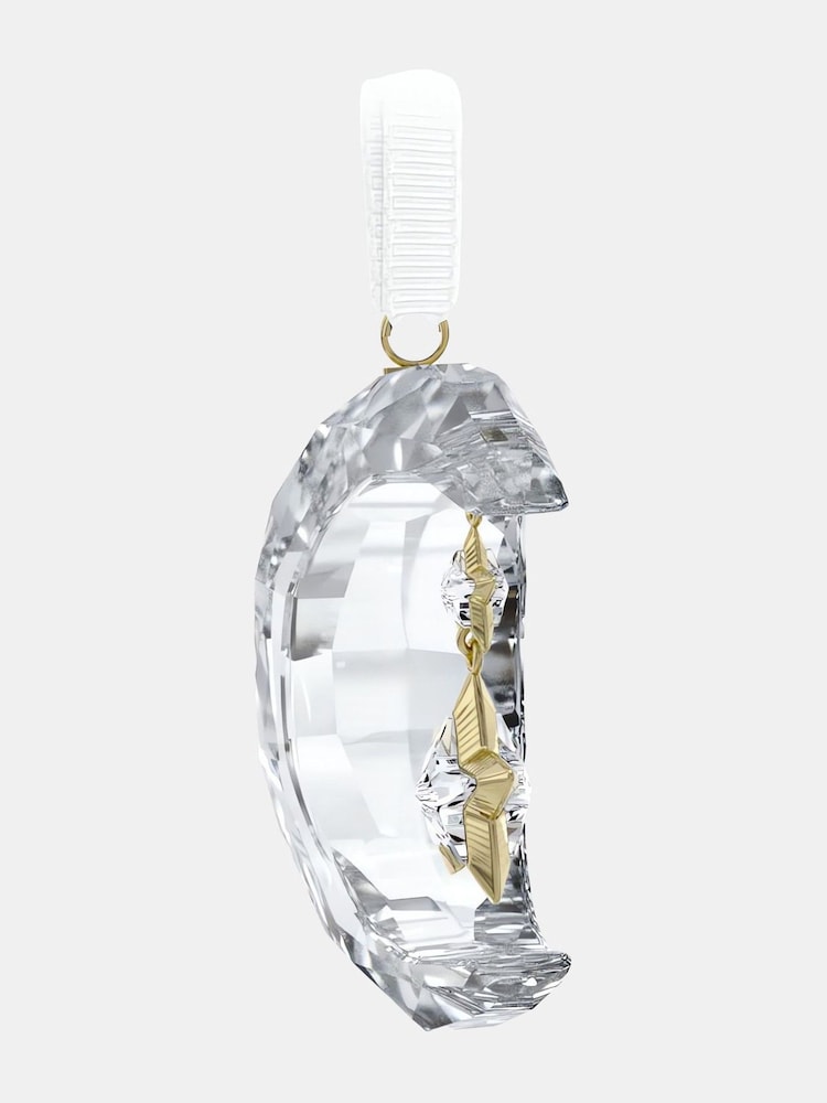 Swarovski White Holiday Magic Moon Ornament - Image 4 of 4