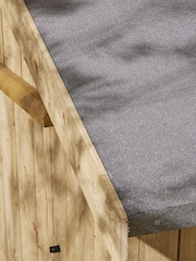 Rowlinson Natural Premium Heritage 4 x 3ft Garden Shed - Image 3 of 5