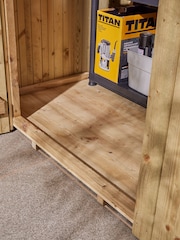 Rowlinson Natural Premium Heritage 4 x 3ft Garden Shed - Image 5 of 5