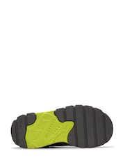Clarks Grey Standard Fit (F) Steggy2 Park Kid Shoes - Image 8 of 8