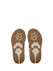 Clarks White Kids Wide Fit Bright Selva Hero Shoes - Image 7 of 8