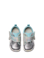 Clarks Silver Standard Fit (F) Pre- Walker Charm Toddler Shoes - Image 6 of 7
