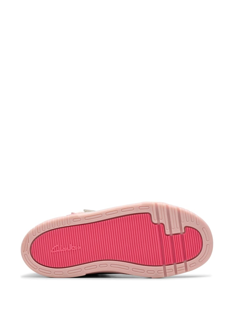 Clarks Blue Wide Fit (G) Multi Oslo Play Kid Boots - Image 7 of 7