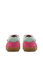 Clarks Pink Wide Fit (G) Disco Vibe Kid Shoes - Image 2 of 7