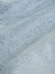 Bleach Hourglass Relaxed Turn up Denim 100% Cotton Shorts - Image 7 of 7