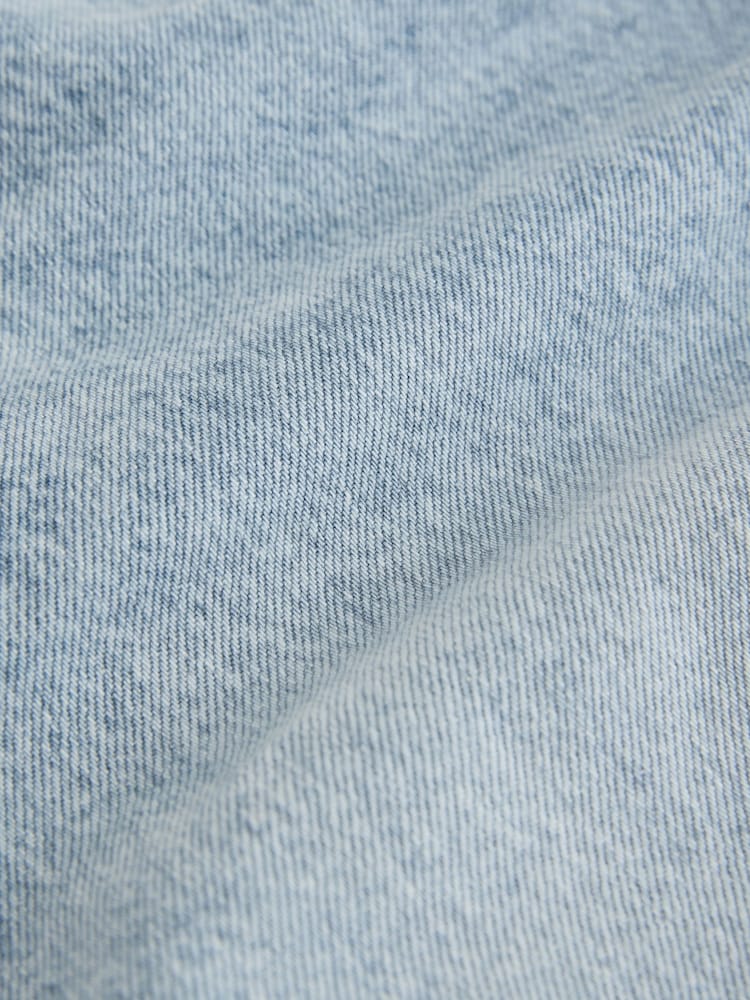 Bleach Hourglass Relaxed Turn up Denim 100% Cotton Shorts - Image 7 of 7