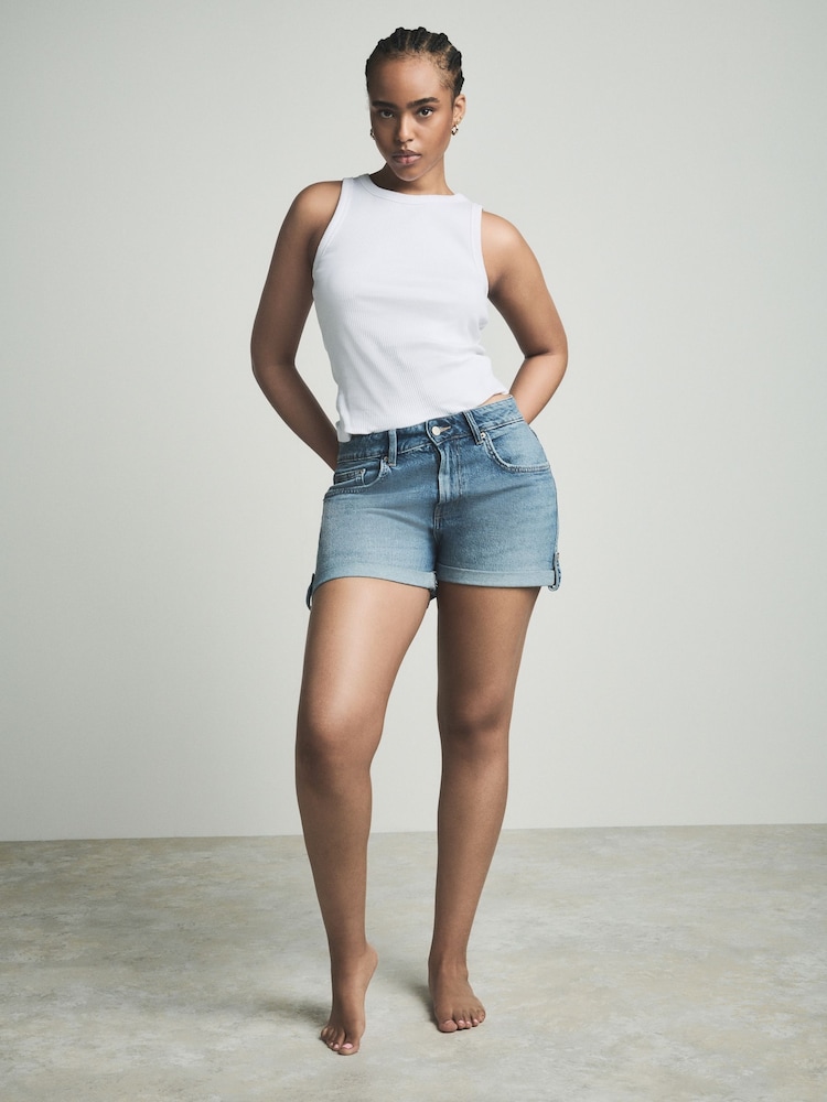 Normaal blauw - Hourglass - Denim boyshort - Image 2 of 7