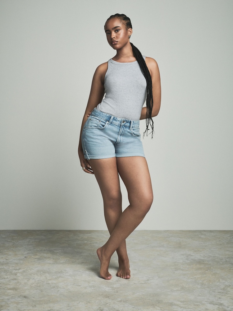 Bleach Hourglass Denim Boy Shorts - Image 1 of 4