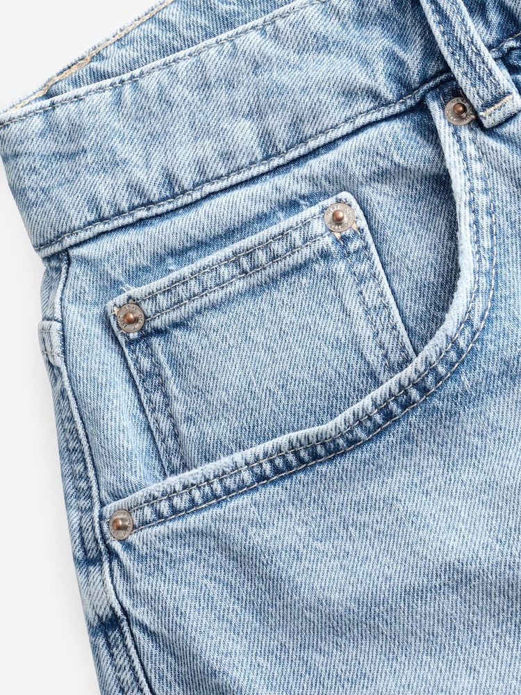 Bleach Hourglass Denim Boy Shorts - Image 7 of 7 Bleach Hourglass Denim Boy Shorts - Image 7 of 7