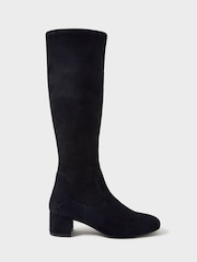 Crew Clothing Company Black Bella Long Heel Black Boots - Image 2 of 3
