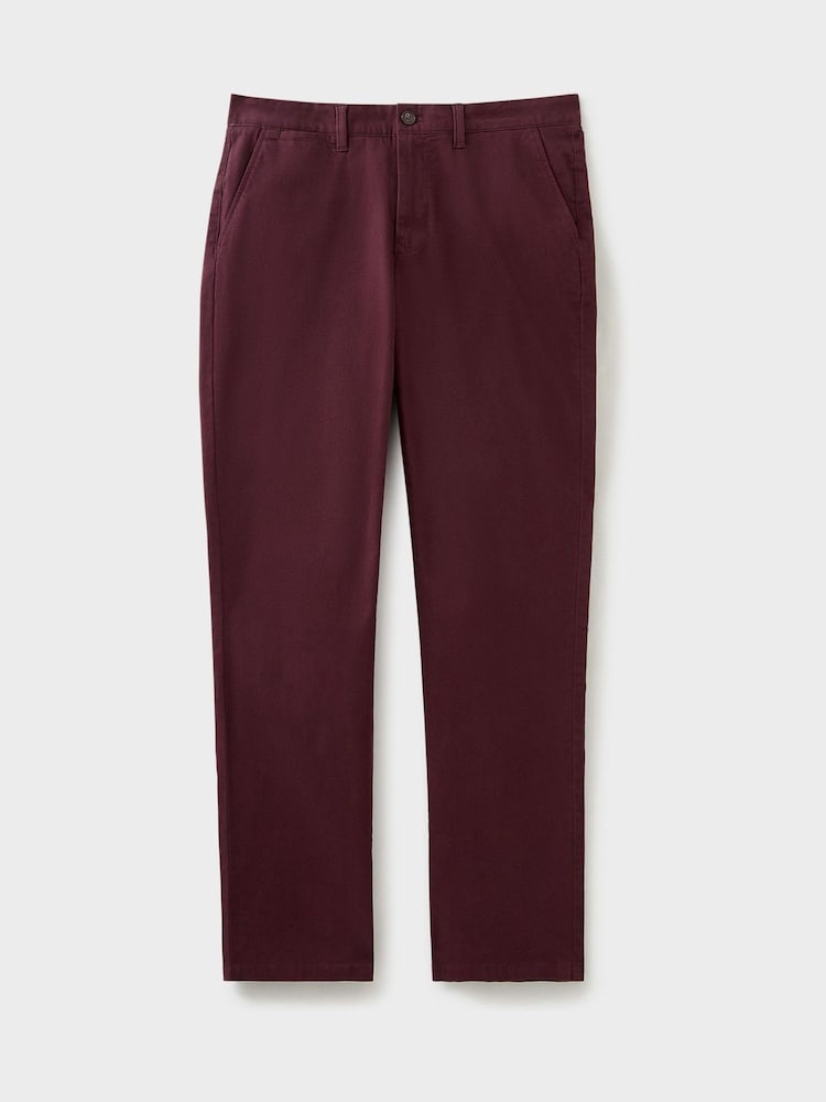 Crew Clothing Red Straight Leg Heritage Chinos - Image 5 of 5