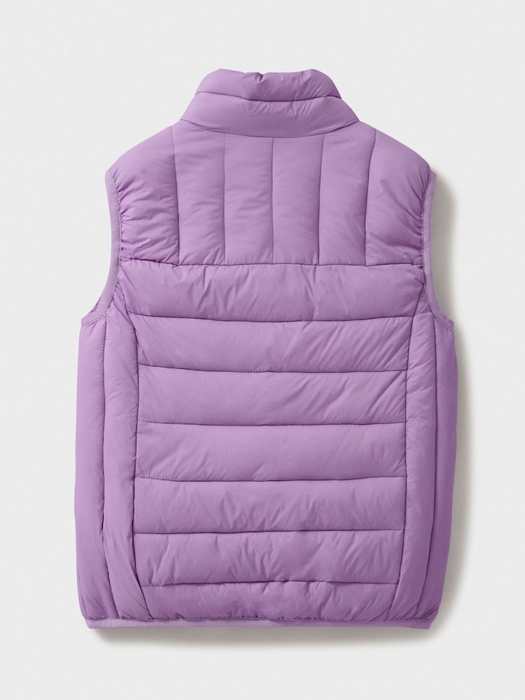 Crew Clothing Purple Lightweight Gilet - Image 2 of 3 Crew Clothing Purple Lightweight Gilet - Image 2 of 3