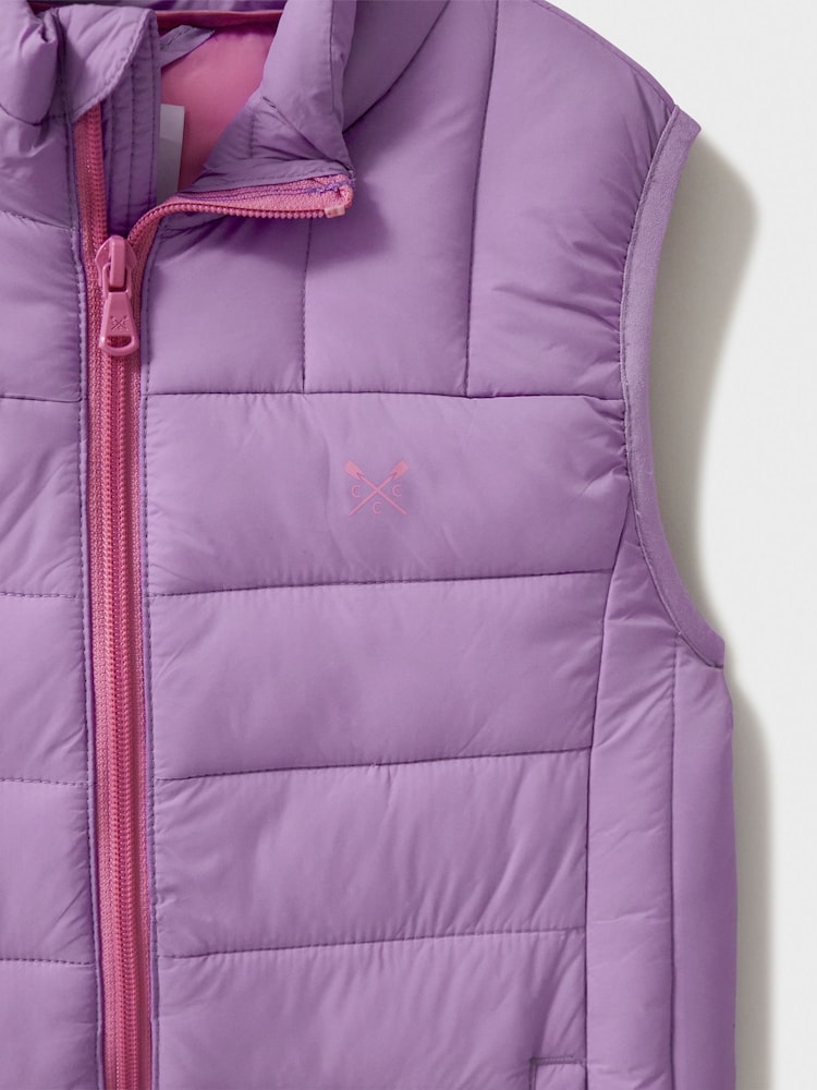 Crew Clothing Purple Lightweight Gilet - Image 3 of 3 Crew Clothing Purple Lightweight Gilet - Image 3 of 3