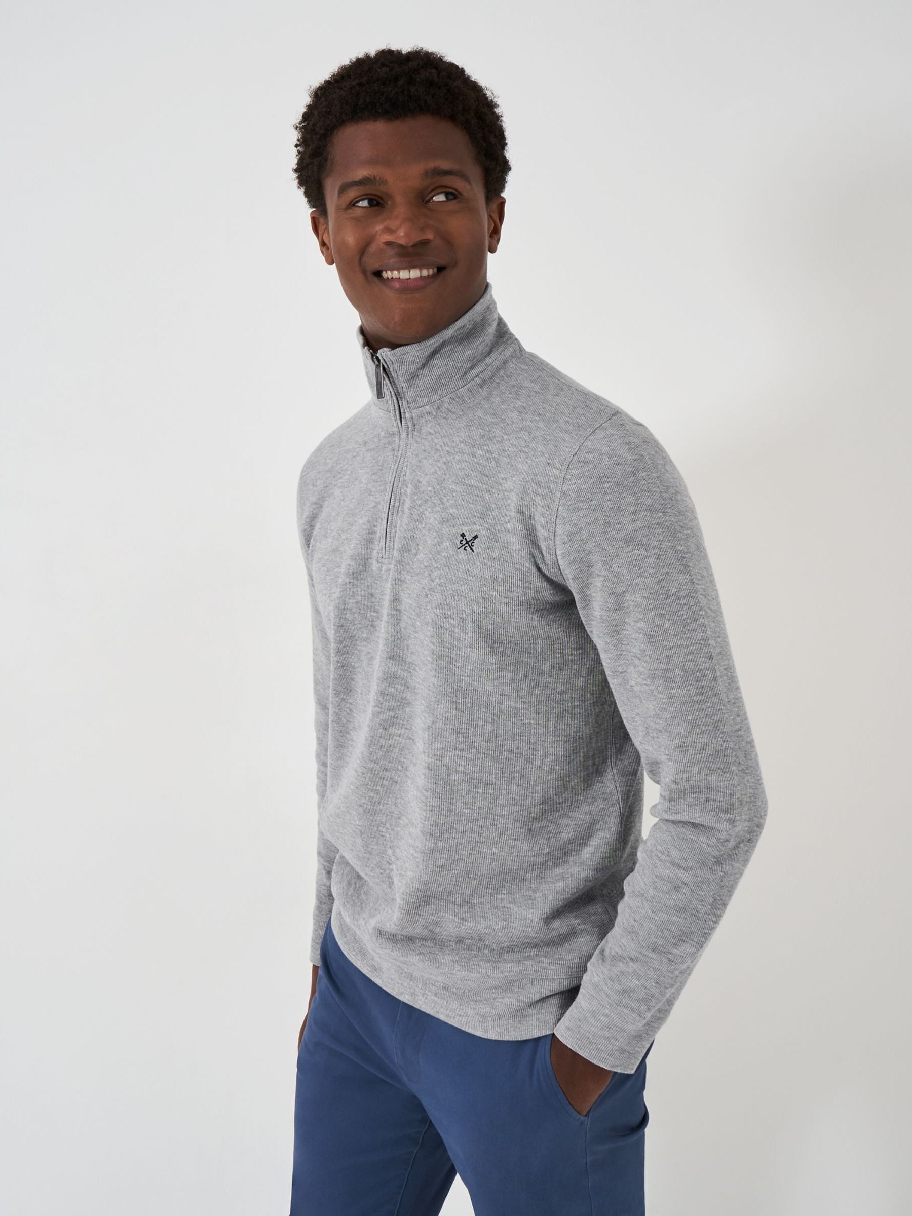 Crew quarter zip store