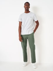 Crew Clothing Company Green Straight Leg Heritage Chinos - Image 1 of 4