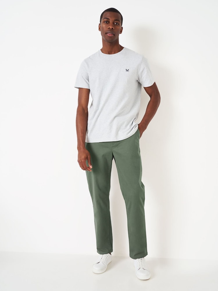 Crew Clothing Company Green Straight Leg Heritage Chinos - Image 1 of 4