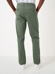 Crew Clothing Company Green Straight Leg Heritage Chinos - Image 2 of 4