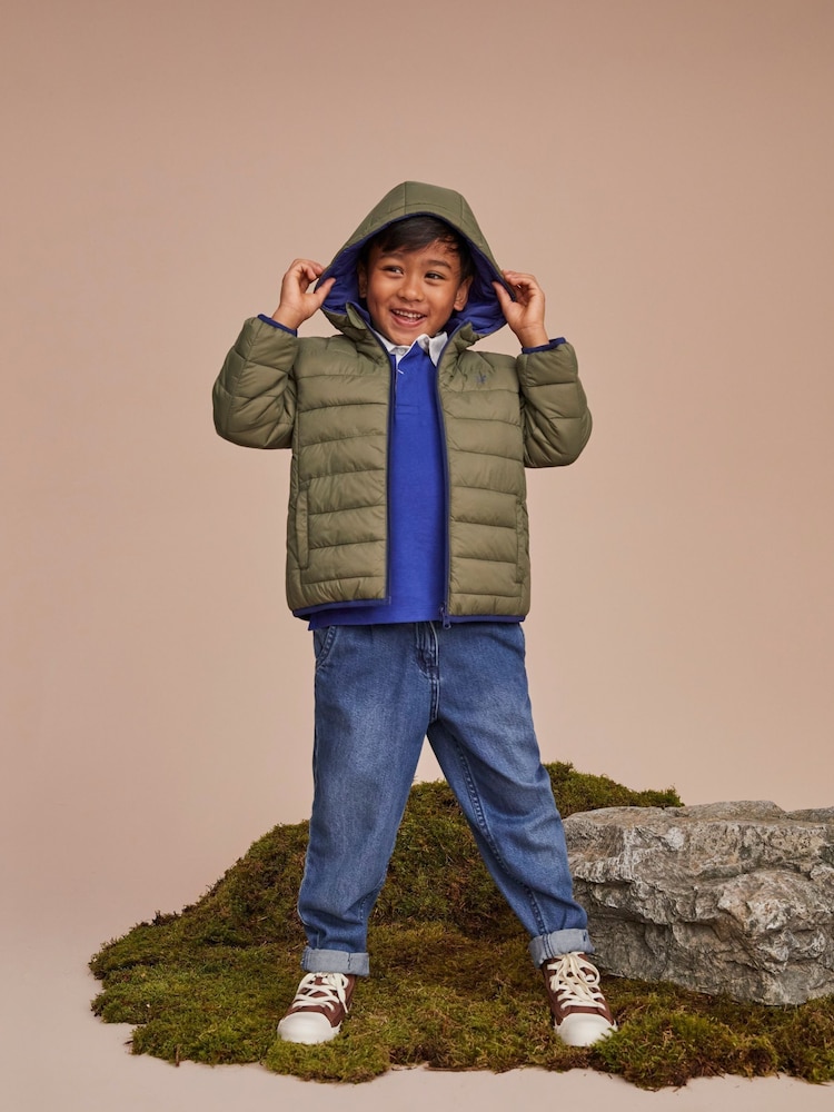 Crew Clothing Green Reversible Lightweight Lowther Jacket - Image 1 of 6