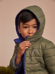 Crew Clothing Green Reversible Lightweight Lowther Jacket - Image 3 of 6