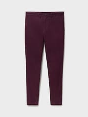 rdeča - Crew Clothing Company chino hlače - Slika 5 iz 5
