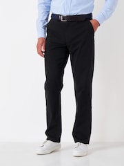 Темно-черный - Прямые брюки чинос Crew Clothing - Image 3 of 5