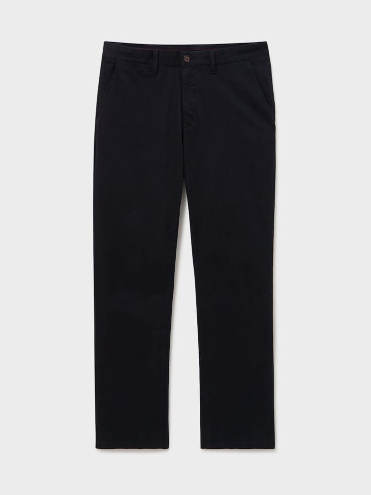 Темно-черный - Прямые брюки чинос Crew Clothing - Image 5 of 5