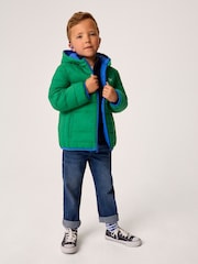 Crew Clothing Green Reversible Lightweight Lowther Jacket - Image 1 of 6