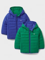 Crew Clothing Green Reversible Lightweight Lowther Jacket - Image 5 of 6