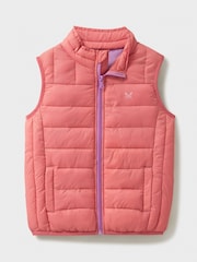 Crew Clothing Orange Lightweight Gilet - Image 1 of 3