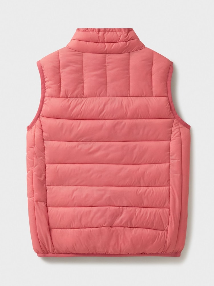 Crew Clothing Orange Lightweight Gilet - Image 2 of 3