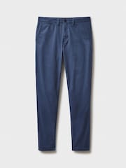 Crew Clothing Company Blue Slim Fit Blue Heritage 100% Cotton Chinos - Image 5 of 5