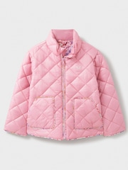 Crew Clothing Pink Shower Resistant Quilted Jacket - Image 1 of 3