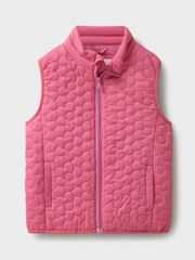 Crew Clothing Pink Shower-Resistant Quilted Gilet - Image 2 of 4