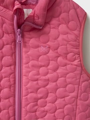 Crew Clothing Pink Shower-Resistant Quilted Gilet - Image 4 of 4