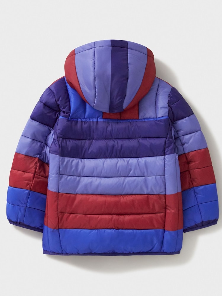 Crew Clothing Company Red Lightweight Stripe Lowther Jacket - Image 5 of 5