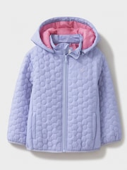 Crew Clothing Blue Lightweight Flower Quilt Jacket - Image 1 of 3