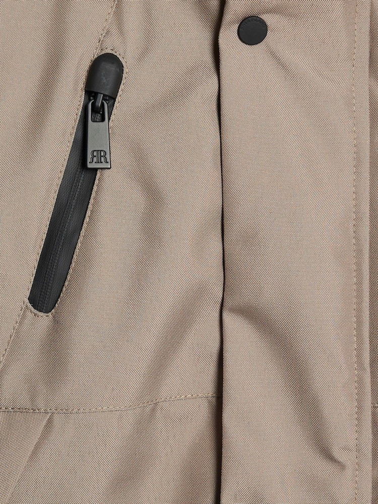 River Island Natural Boys Parka Jacket - Image 2 of 3