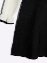 River Island Black Girls Bow 100% Cotton Dress - Image 5 of 5