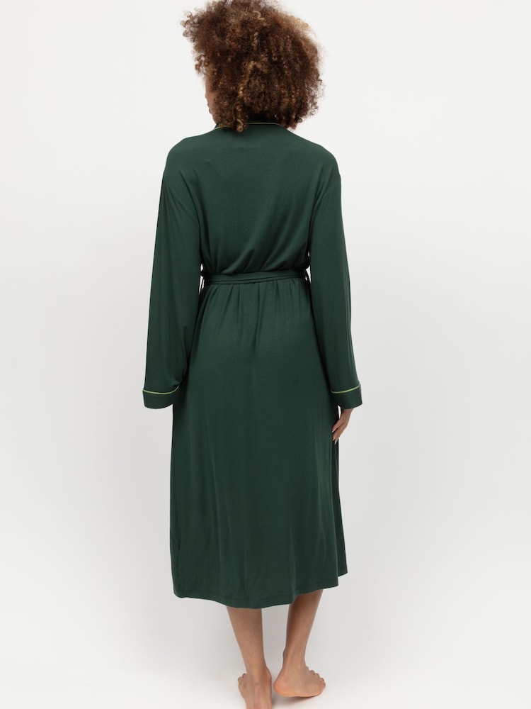 Cyberjammies Green Long Jersey Dressing Gown - Image 3 of 4