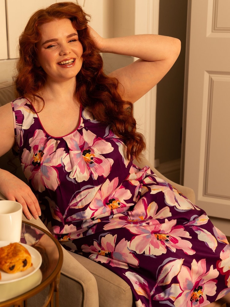 Cyberjammies Purple Long Nightdress - Image 1 of 4